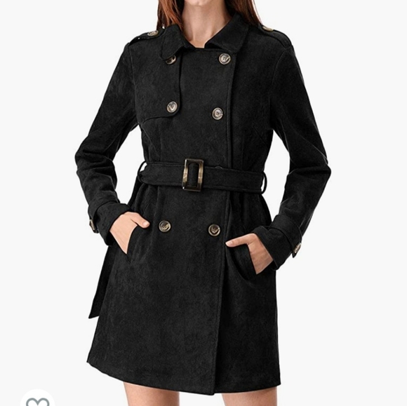 Jackets & Blazers - Women's double breasted trench coat
